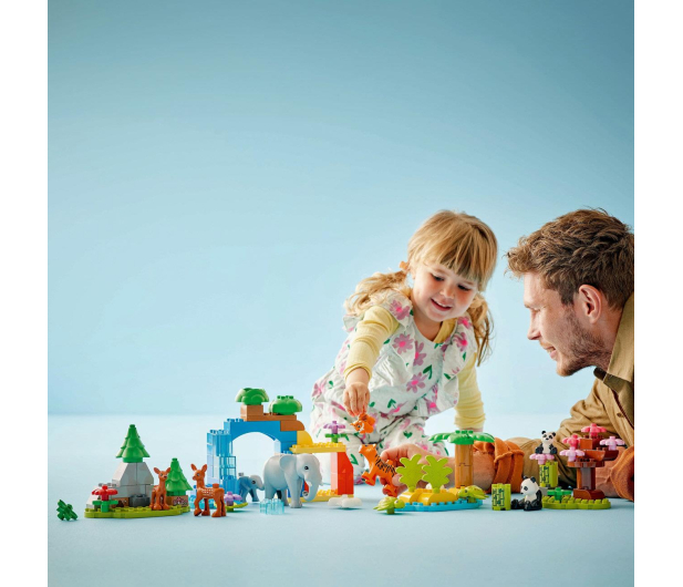 LEGO DUPLO 10446 Rodziny dzikich zwierząt 3 w 1 - 1283652 - zdjęcie 10